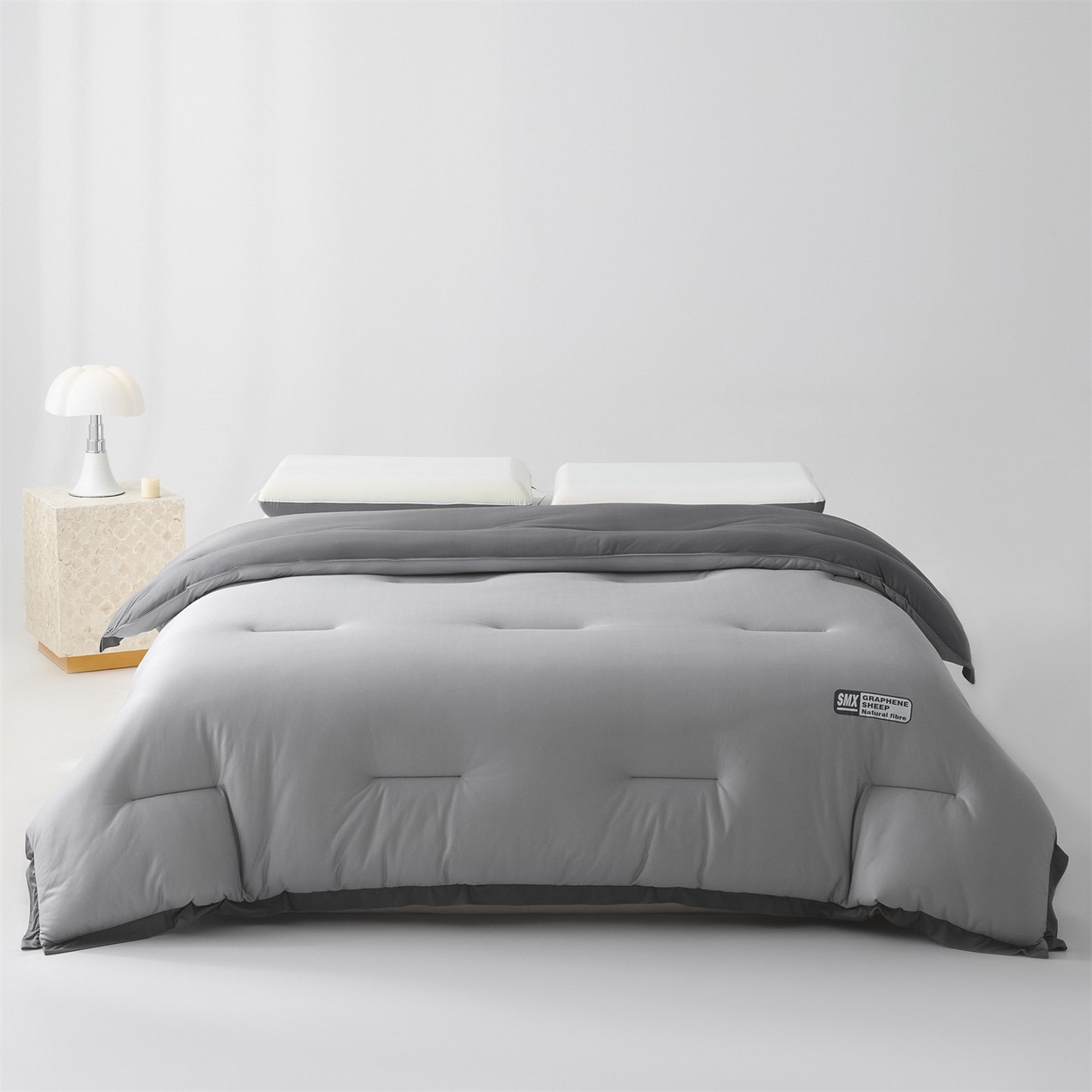 91家纺网 家纺一手货源 找家纺 （总）梵克保罗 2025秋冬新品10A抗菌亚朵同款双盖春秋被子被芯跨境外贸-墨烯引力