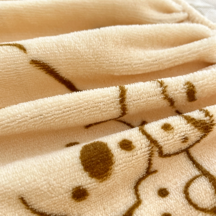 91家纺网 家纺一手货源 找家纺 寻米 2025新款高克重加厚保暖牛奶绒床笠-大床图 狗狗面包