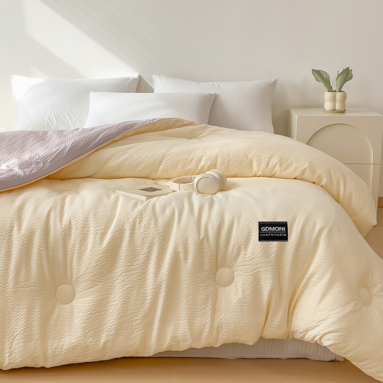 91家纺网 家纺一手货源 找家纺 （总）梵克保罗 2025秋冬新款10A抗菌泡泡棉冬被子被芯单人被双人被子被芯