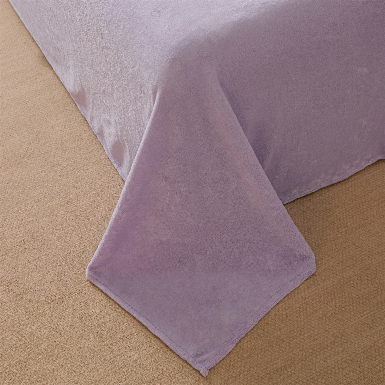 91家纺网 家纺一手货源 找家纺 星座家纺 2025新款雕花绒被子被芯冬被 蝴蝶结-紫