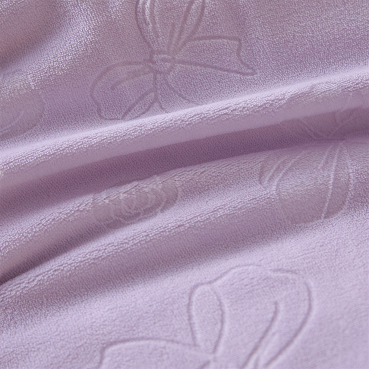 91家纺网 家纺一手货源 找家纺 星座家纺 2025新款雕花绒被子被芯冬被 蝴蝶结-紫