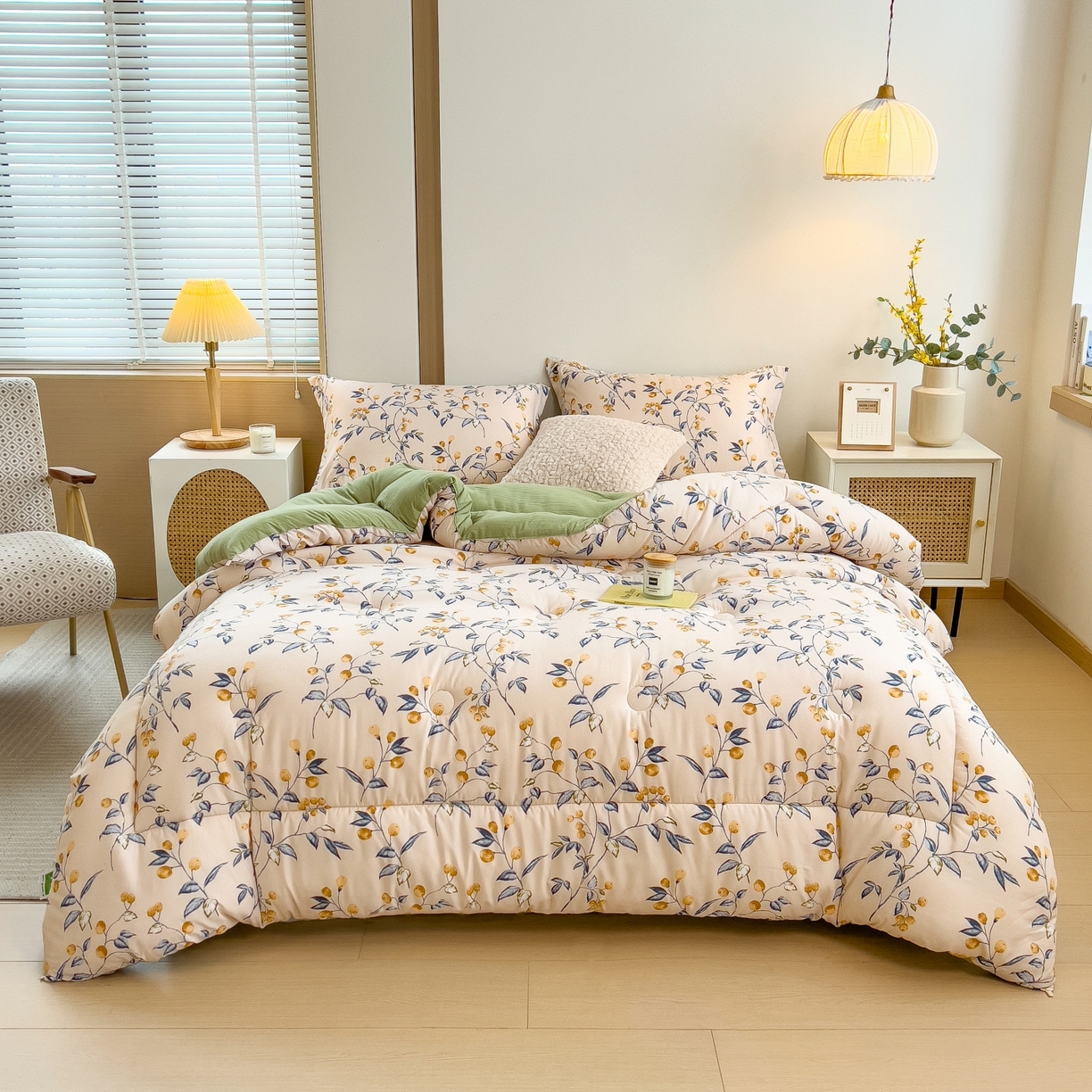 91家纺网 家纺一手货源 找家纺 （总）梵克保罗 2025秋冬新品10A抗菌双层纱冬被被子被芯