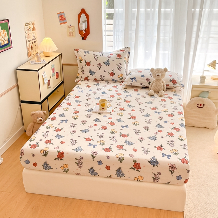 91家纺网 家纺一手货源 找家纺 寻米 2025新款高克重加厚保暖牛奶绒床笠-大床图 花田结语