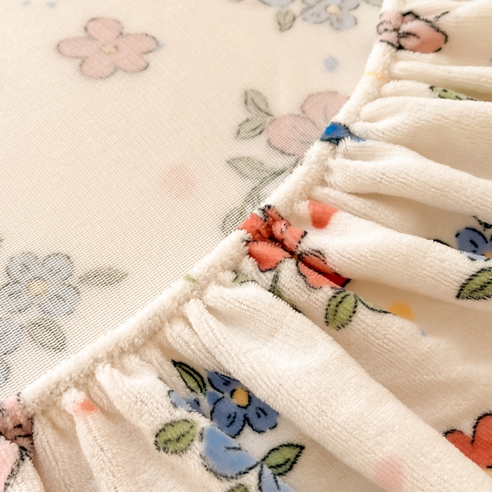 91家纺网 家纺一手货源 找家纺 寻米 2025新款高克重加厚保暖牛奶绒床笠-大床图 花田结语