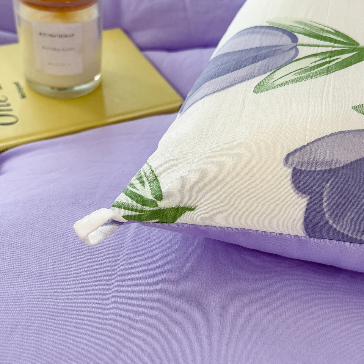 91家纺网 家纺一手货源 找家纺 梵克保罗 2025秋冬新品10A抗菌双层纱冬被被子被芯 郁金紫