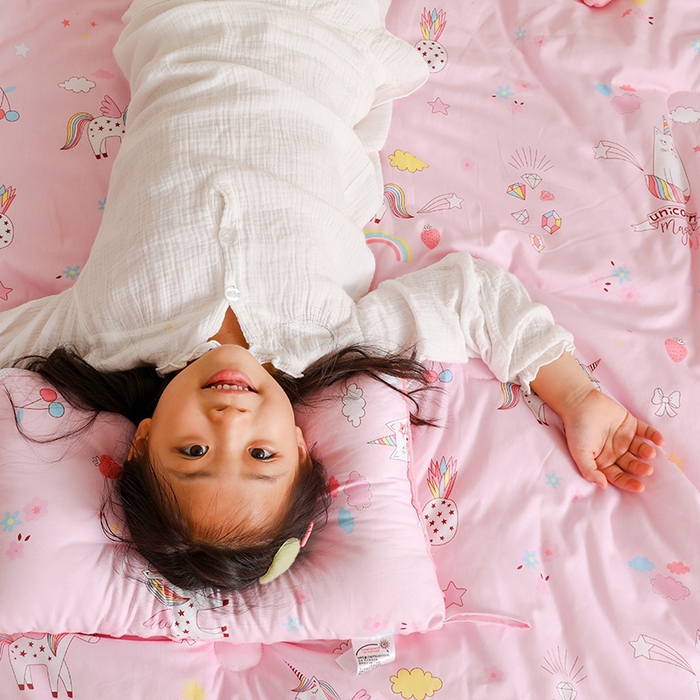 91家纺网 家纺一手货源 找家纺 十九色 2025秋冬新款全棉豆豆被春秋被被子被芯 独角马