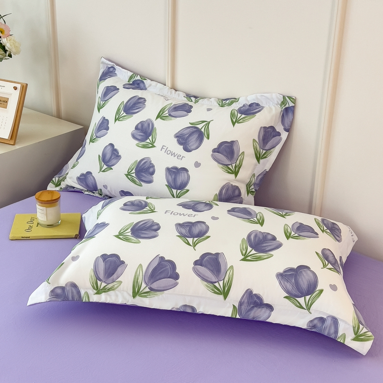 91家纺网 家纺一手货源 找家纺 梵克保罗 2025秋冬新品10A抗菌双层纱冬被被子被芯 郁金紫