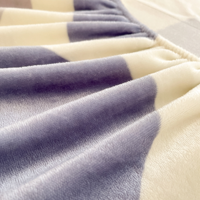 91家纺网 家纺一手货源 找家纺 寻米 2025新款高克重加厚保暖牛奶绒床笠-大床图 简约晚安