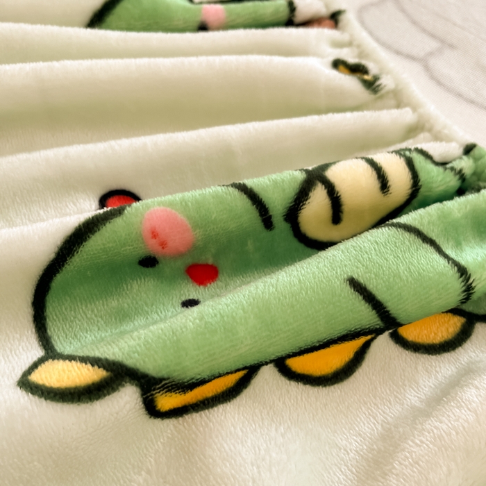 91家纺网 家纺一手货源 找家纺 寻米 2025新款高克重加厚保暖牛奶绒床笠-大床图 恐龙森林