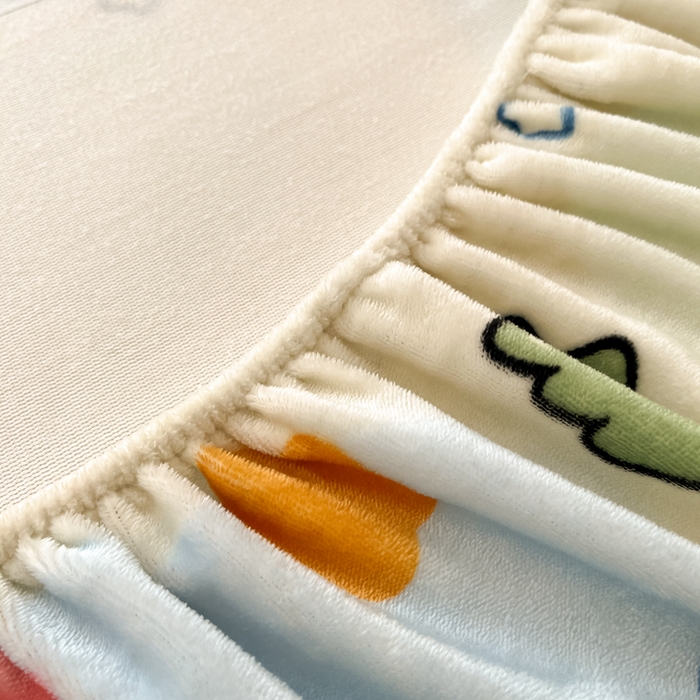 91家纺网 家纺一手货源 找家纺 寻米 2025新款高克重加厚保暖牛奶绒床笠-大床图 恐龙星球