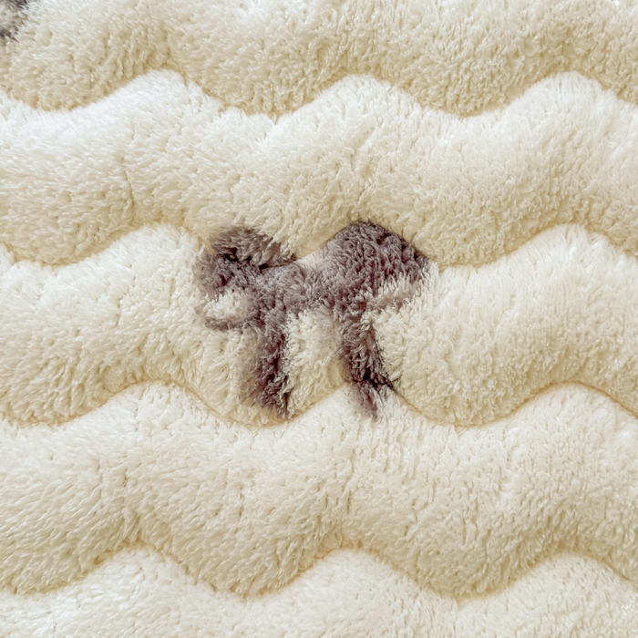 91家纺网 家纺一手货源 找家纺 LIFE.丽芙 2025秋冬新款北极绒加厚夹棉床垫床护垫单件牛奶绒床褥床垫子三件套 蝶梦-黑