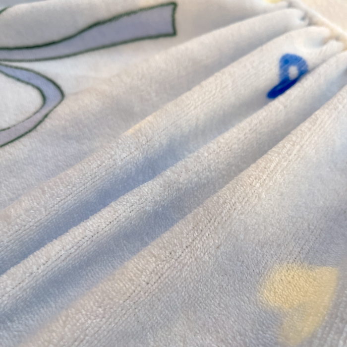 91家纺网 家纺一手货源 找家纺 寻米 2025新款高克重加厚保暖牛奶绒床笠-大床图 梦幻蝴蝶结