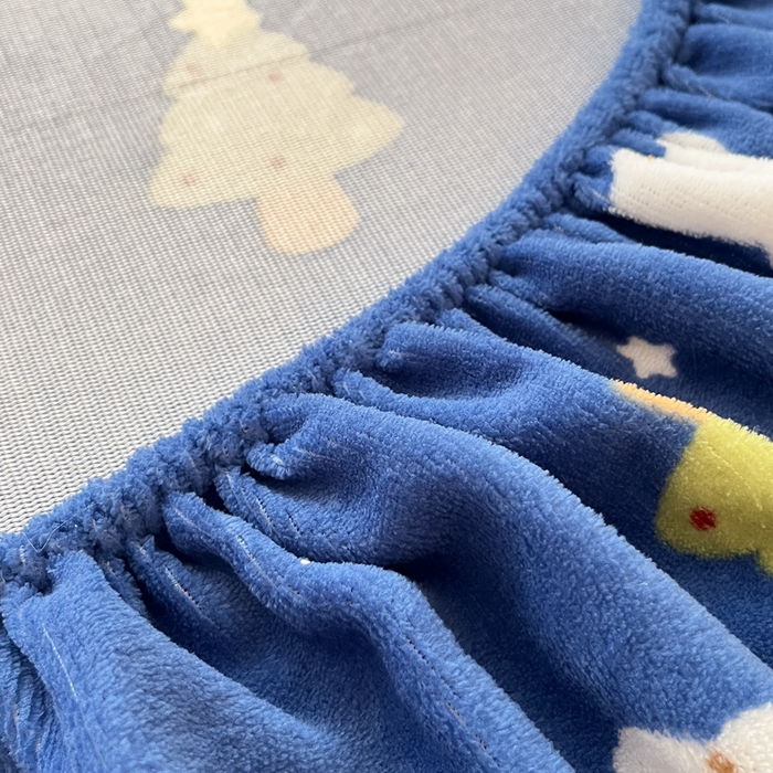 91家纺网 家纺一手货源 找家纺 寻米 2025新款高克重加厚保暖牛奶绒床笠-大床图 圣诞派对