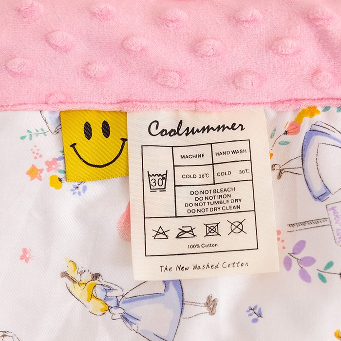 91家纺网 家纺一手货源 找家纺 十九色 2025秋冬新款全棉豆豆被春秋被被子被芯 小公主