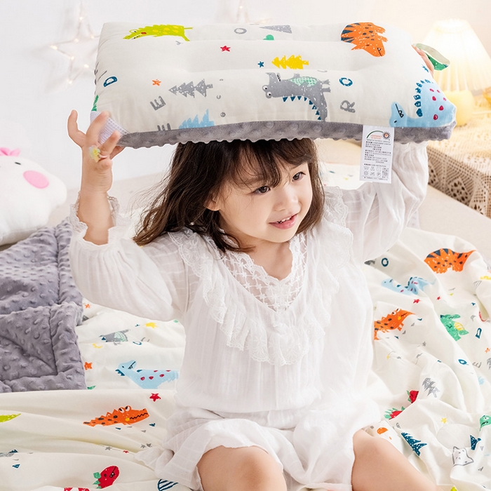 91家纺网 家纺一手货源 找家纺 十九色 2025秋冬新款全棉豆豆被春秋被被子被芯 小恐龙