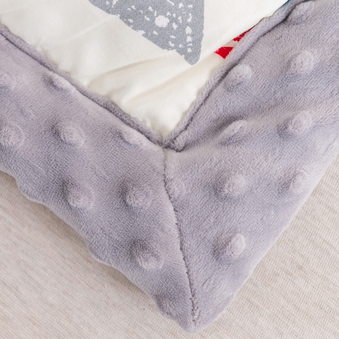 91家纺网 家纺一手货源 找家纺 十九色 2025秋冬新款全棉豆豆被春秋被被子被芯 小恐龙