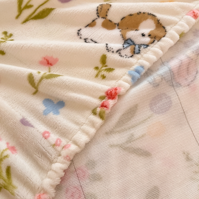 91家纺网 家纺一手货源 找家纺 寻米 2025新款高克重加厚保暖牛奶绒床笠-大床图 小狗茶园