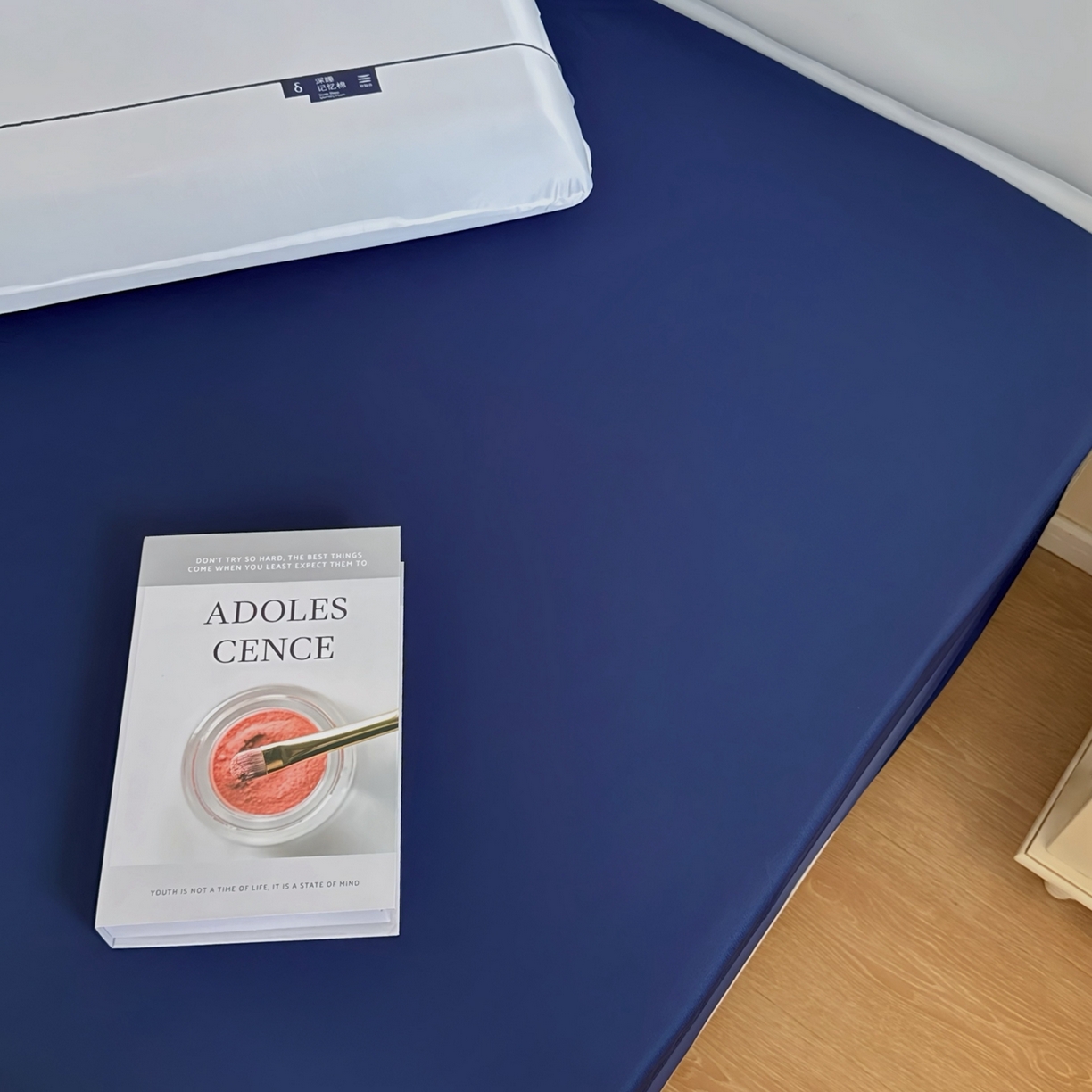 91家纺网 家纺一手货源 找家纺 兜米家居 2025新款星球同款深睡床笠床垫保护套单品床笠床笠单件 静海蓝