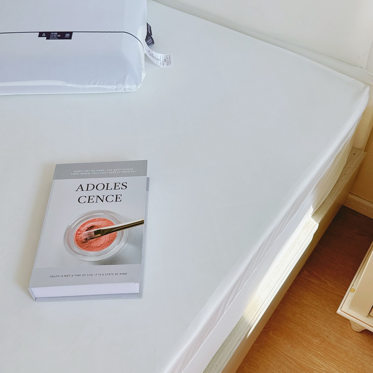 91家纺网 家纺一手货源 找家纺 兜米家居 2025新款星球同款深睡床笠床垫保护套单品床笠床笠单件 天际白