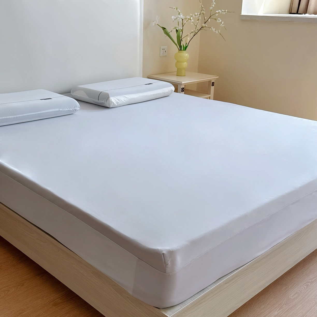 91家纺网 家纺一手货源 找家纺 兜米家居 2025新款星球同款深睡床笠床垫保护套单品床笠床笠单件 岩蓝灰