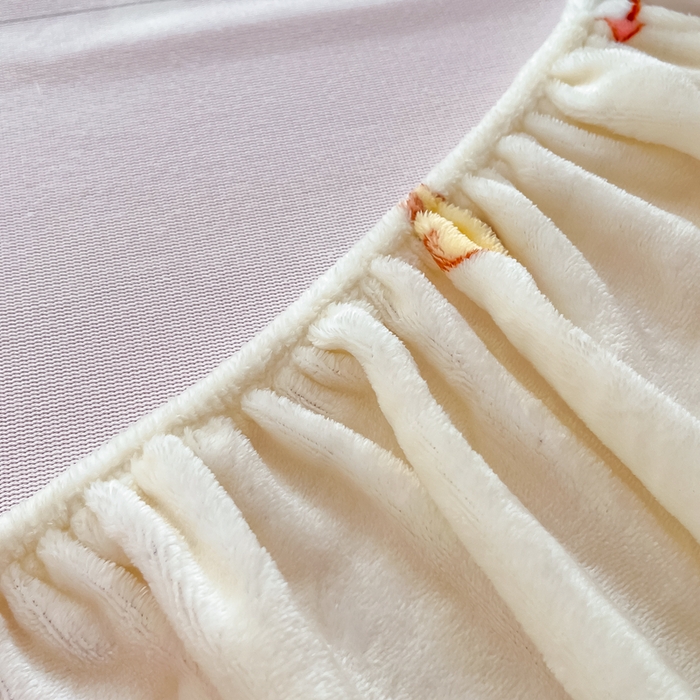 91家纺网 家纺一手货源 找家纺 寻米 2025新款高克重加厚保暖牛奶绒床笠-大床图 云朵小兔