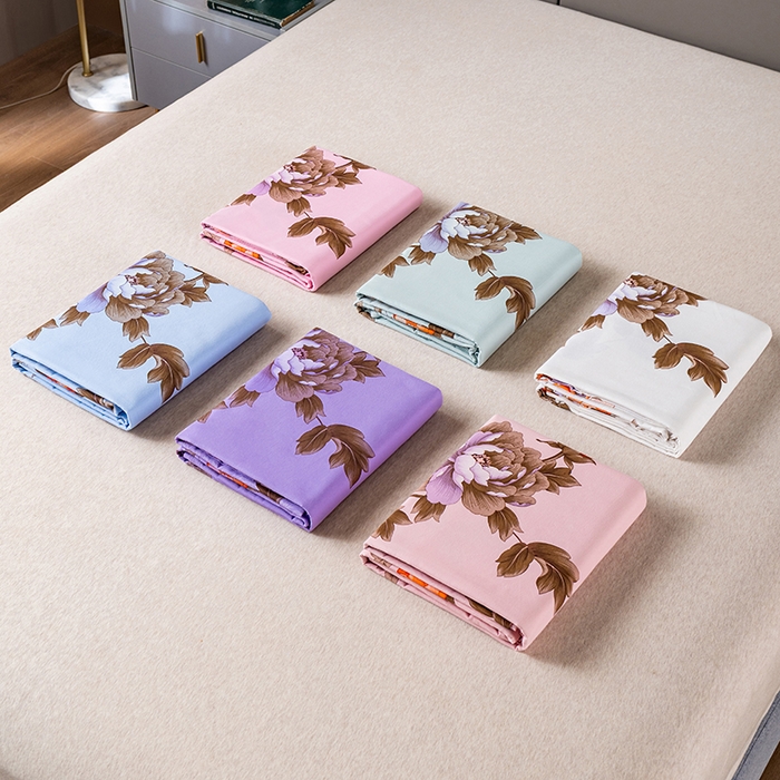 91家纺网 家纺一手货源 找家纺 （总）居美良品 2025新款100%全棉纯棉国民老上海床单-牡丹飞燕