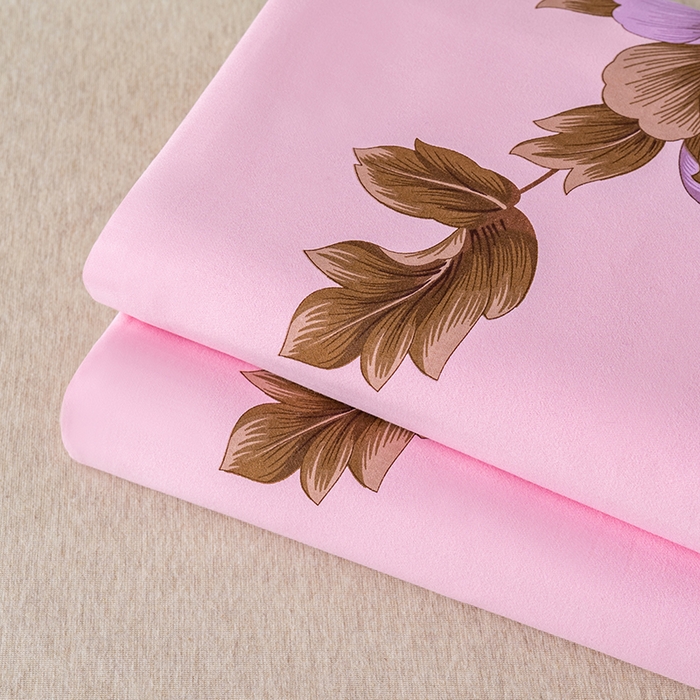 91家纺网 家纺一手货源 找家纺 居美良品 2025新款100%全棉纯棉国民老上海床单-牡丹飞燕 牡丹飞燕-浅粉