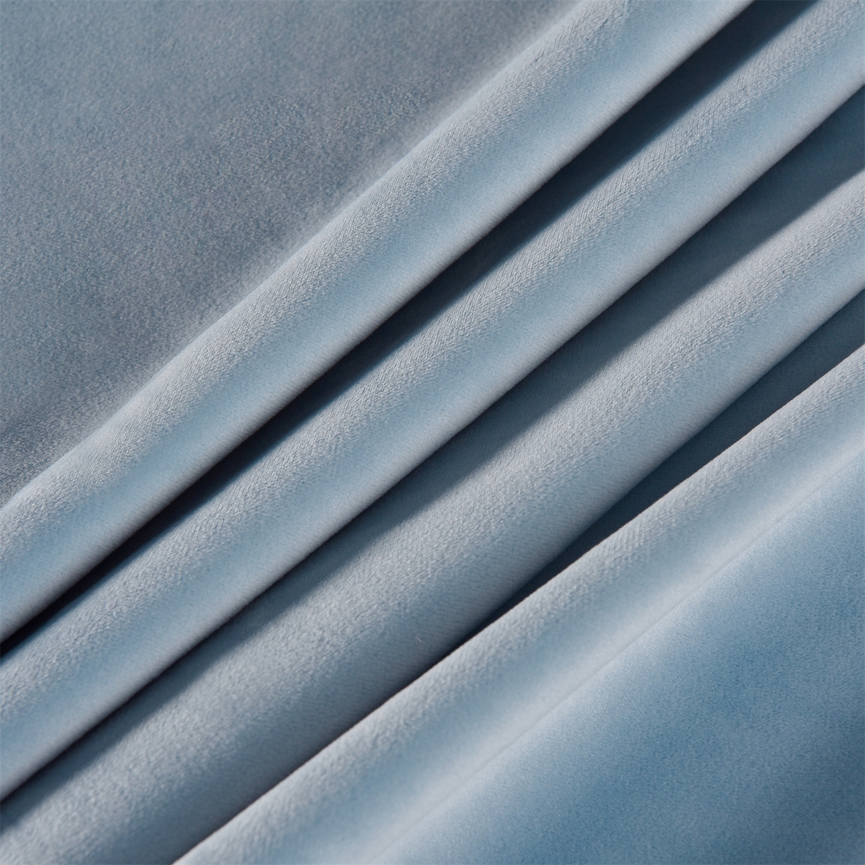 91家纺网 家纺一手货源 找家纺 笙意家纺 2025新款A类加厚牛奶绒埋线烂花款四件套-奈斯系列 奈斯-月光蓝