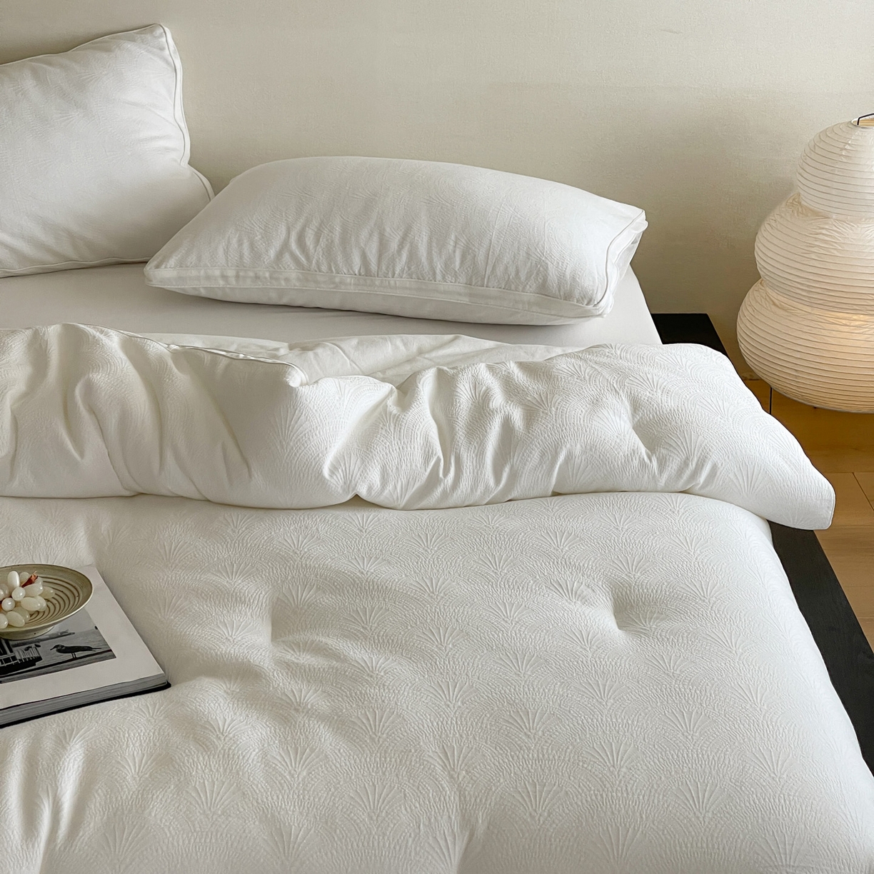 91家纺网 家纺一手货源 找家纺 （总）一加一 2025全棉大提花航天恒温立体抗菌被子被芯