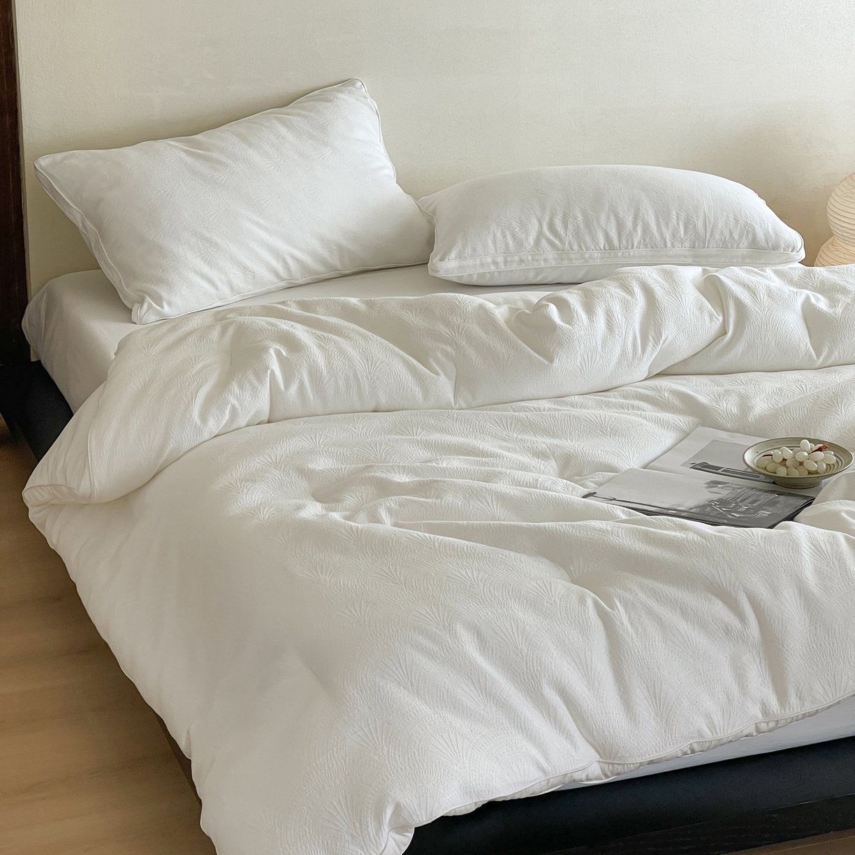 91家纺网 家纺一手货源 找家纺 （总）一加一 2025全棉大提花航天恒温立体抗菌被子被芯