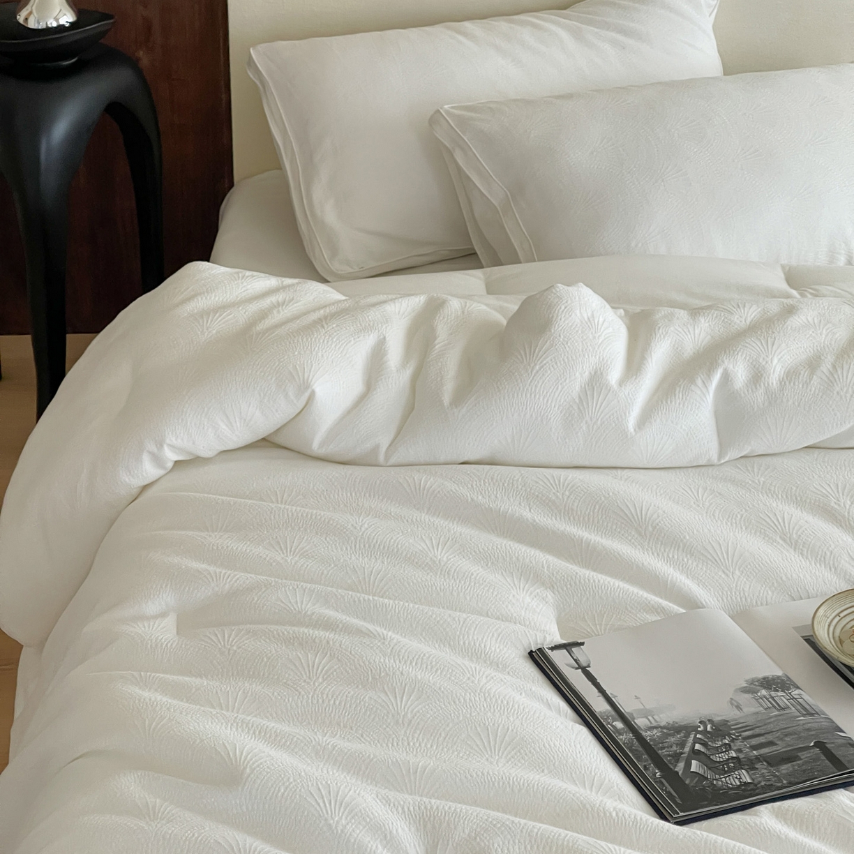 91家纺网 家纺一手货源 找家纺 （总）一加一 2025全棉大提花航天恒温立体抗菌被子被芯