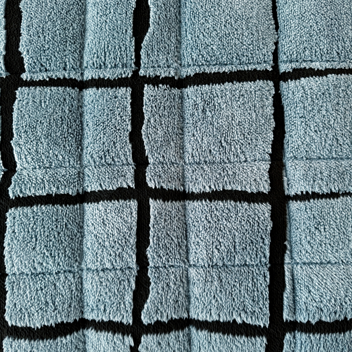 91家纺网 家纺一手货源 找家纺 LIFE.丽芙 2025秋冬新款色纱提花舒棉绒加厚夹棉单床笠款床垫子保护套保暖床罩子三件套 格调-蓝灰