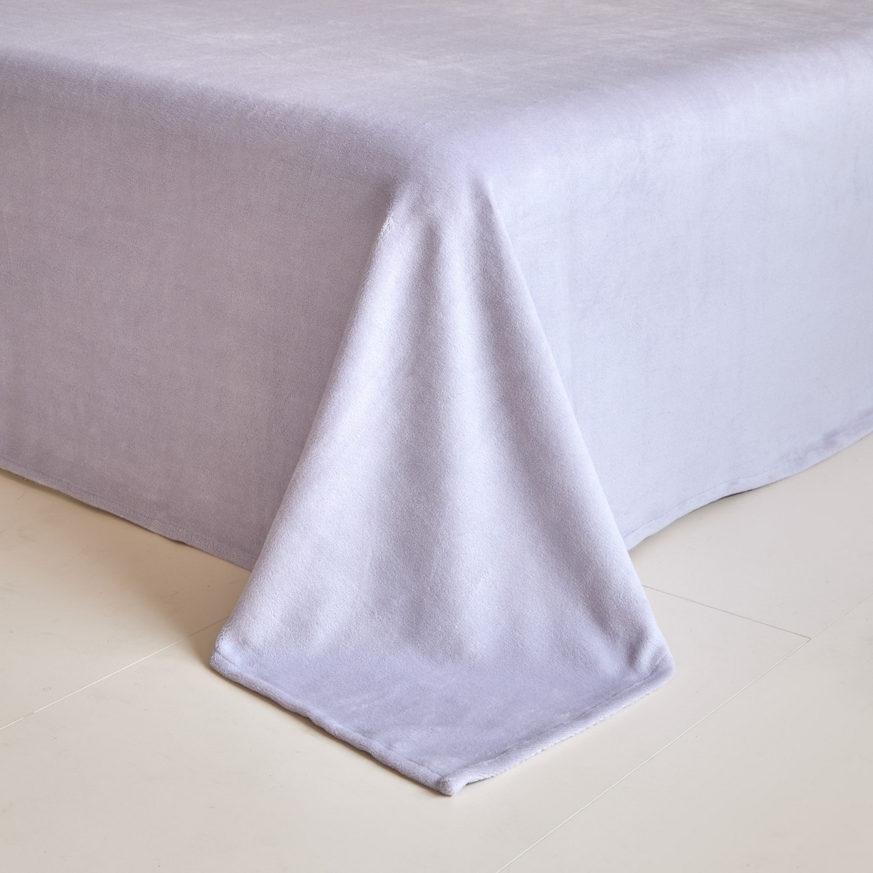 91家纺网 家纺一手货源 找家纺 吾诺家居 2025新款刺绣款羊驼绒云朵系列四件套 浅豆沙-浅紫