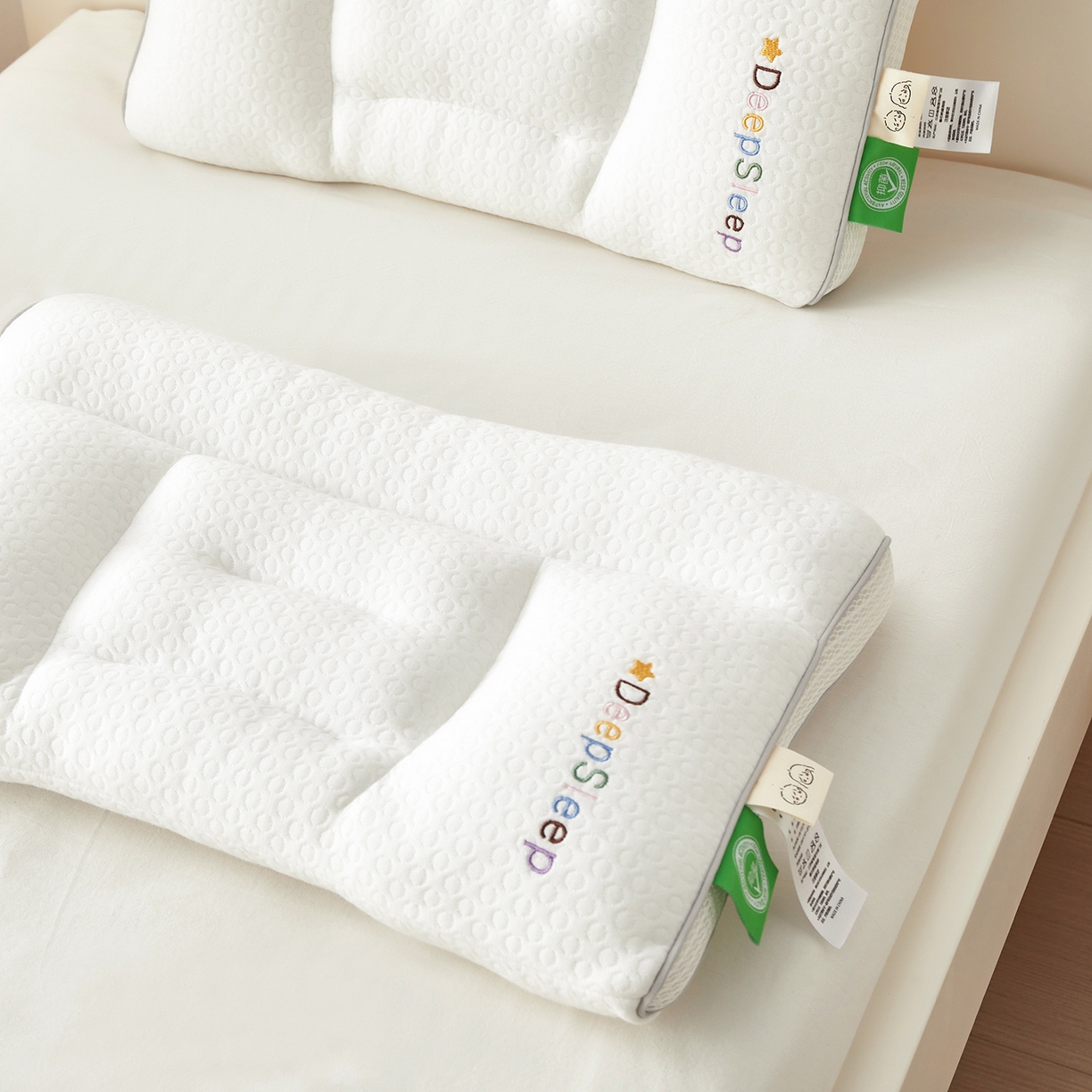 91家纺网 家纺一手货源 找家纺 （总）荷马之梦 2025新款A类全棉儿童定型枕头枕芯