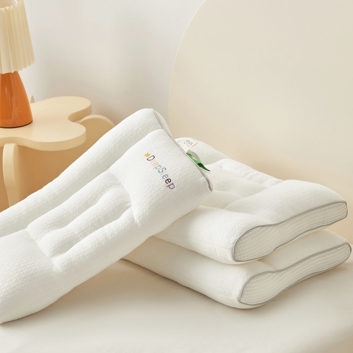 91家纺网 家纺一手货源 找家纺 （总）荷马之梦 2025新款A类全棉儿童定型枕头枕芯