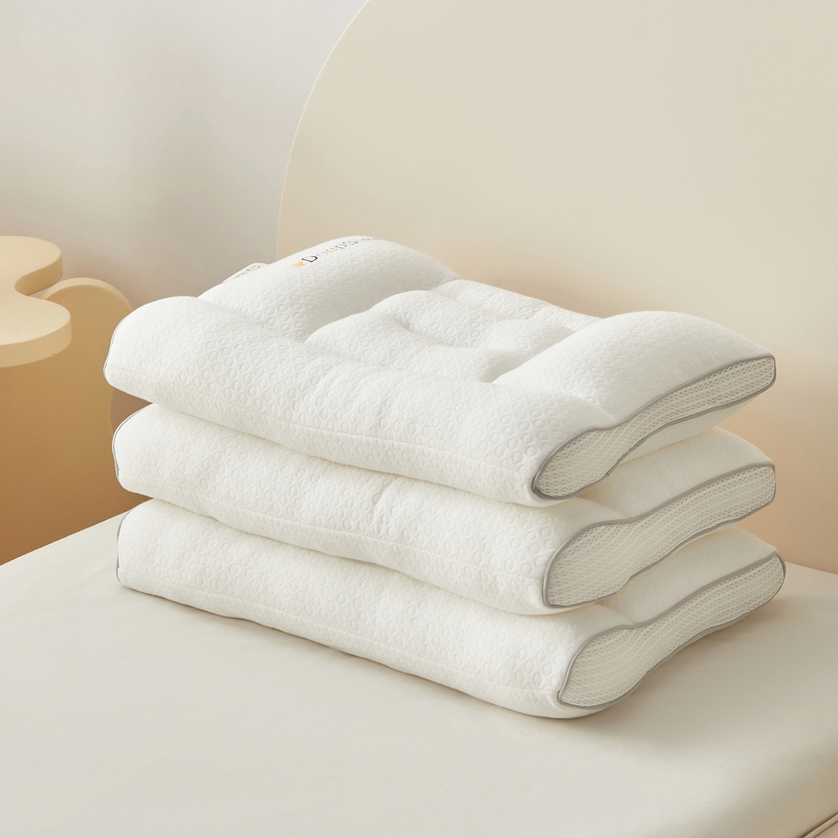 （总）荷马之梦 2025新款A类全棉儿童定型枕头枕芯