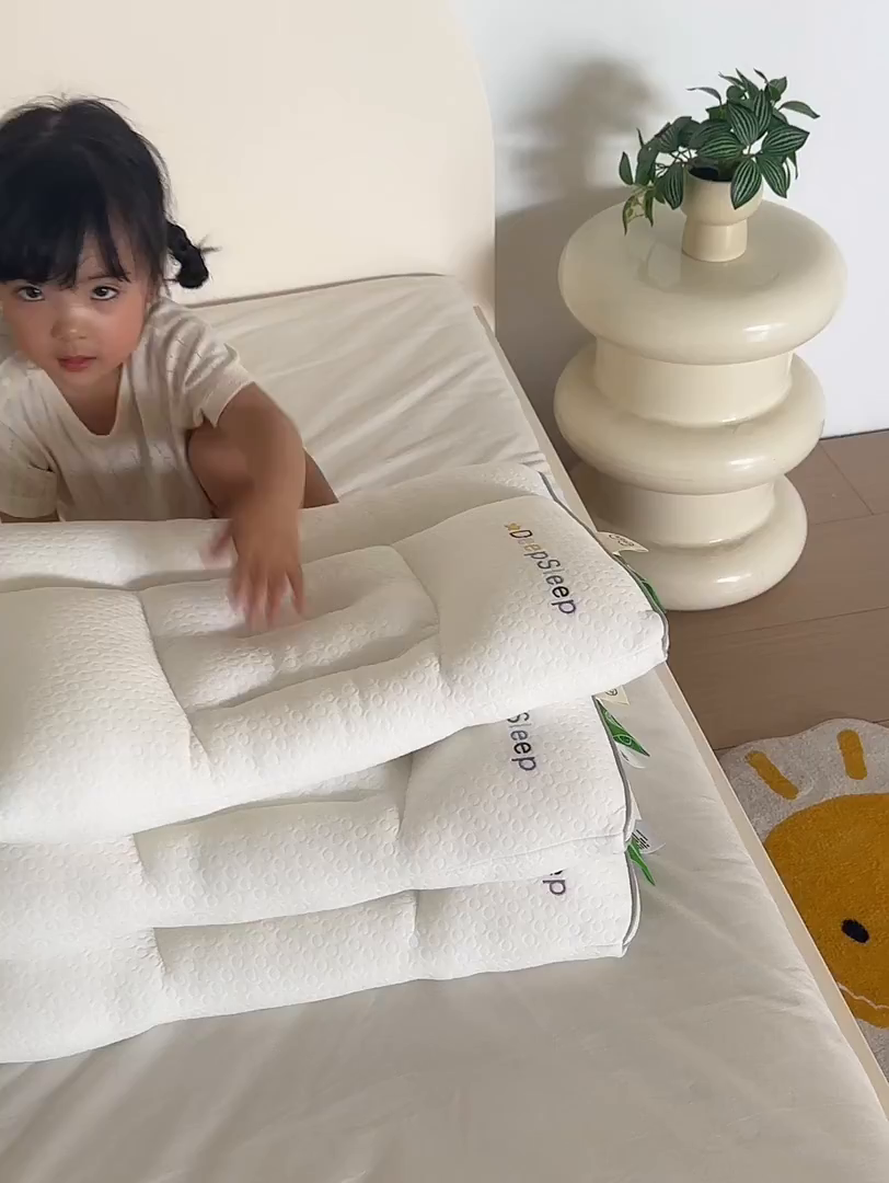 91家纺网 家纺一手货源 找家纺 （总）荷马之梦 2025新款A类全棉儿童定型枕头枕芯