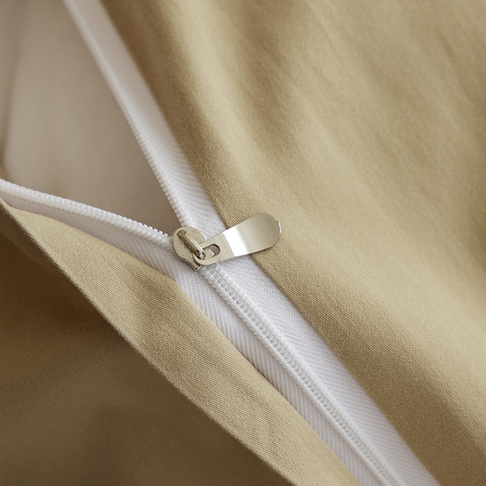 91家纺网 家纺一手货源 找家纺 简纯主义 2025新款全棉纯棉磨毛数码印花四件套-虞梦轻纱 虞梦轻纱-卡其