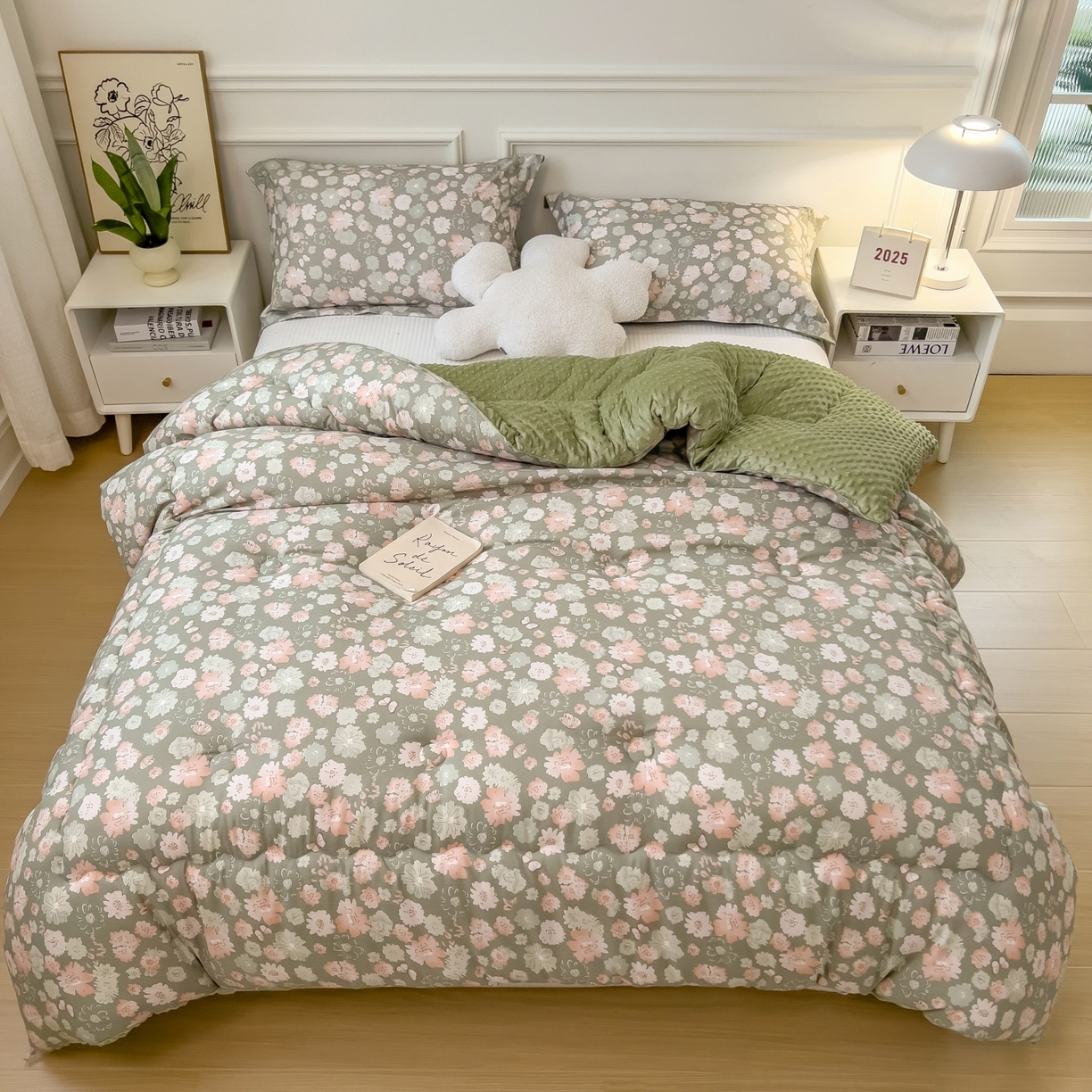 91家纺网 家纺一手货源 找家纺 （总）梵克保罗 2025秋冬新品10A抗菌豆豆绒冬被被子被芯