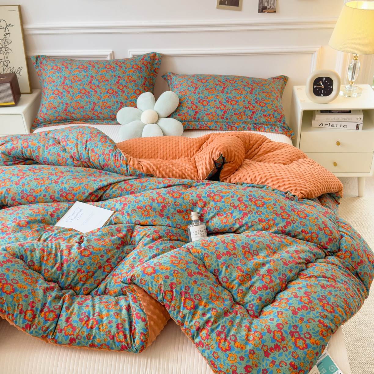 91家纺网 家纺一手货源 找家纺 梵克保罗 2025秋冬新品10A抗菌豆豆绒冬被被子被芯 艾维