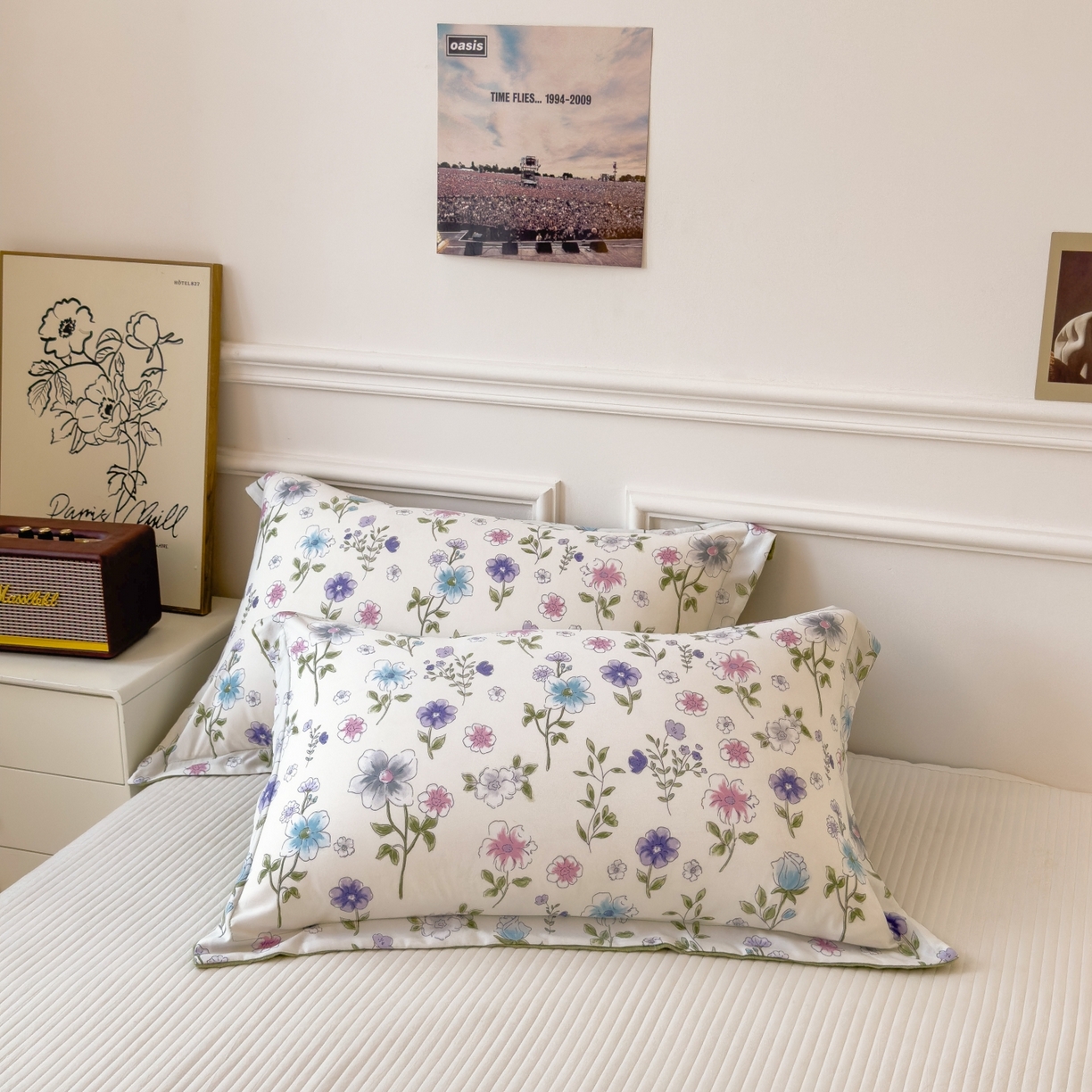 91家纺网 家纺一手货源 找家纺 梵克保罗 2025秋冬新品10A抗菌豆豆绒冬被被子被芯 花韵