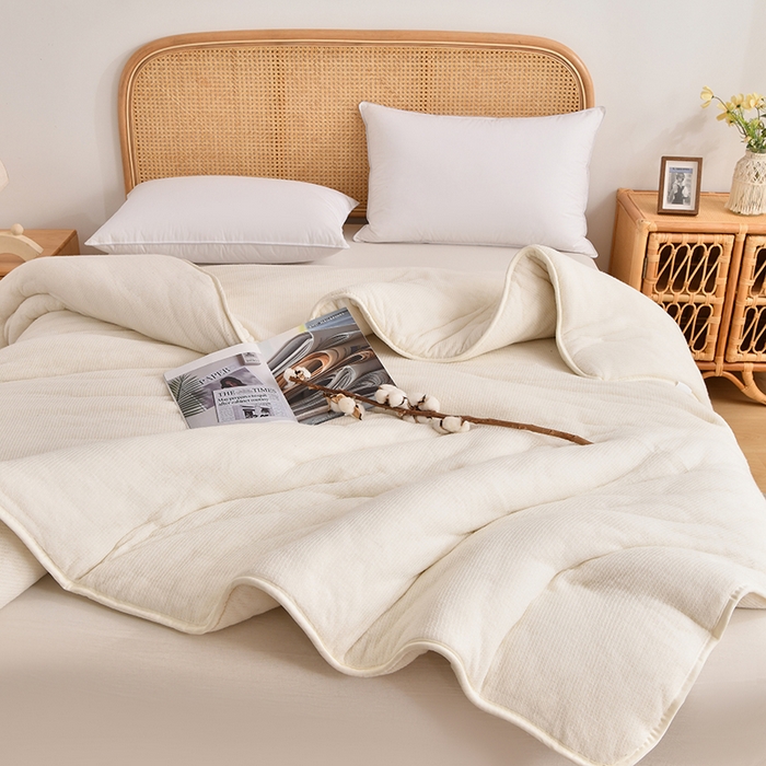 91家纺网 家纺一手货源 找家纺 （总）织雅漫 2025新款鱼鳞网被絮棉花被被子被芯