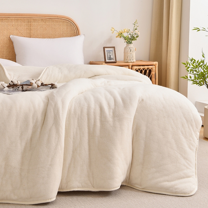 91家纺网 家纺一手货源 找家纺 （总）织雅漫 2025新款鱼鳞网被絮棉花被被子被芯