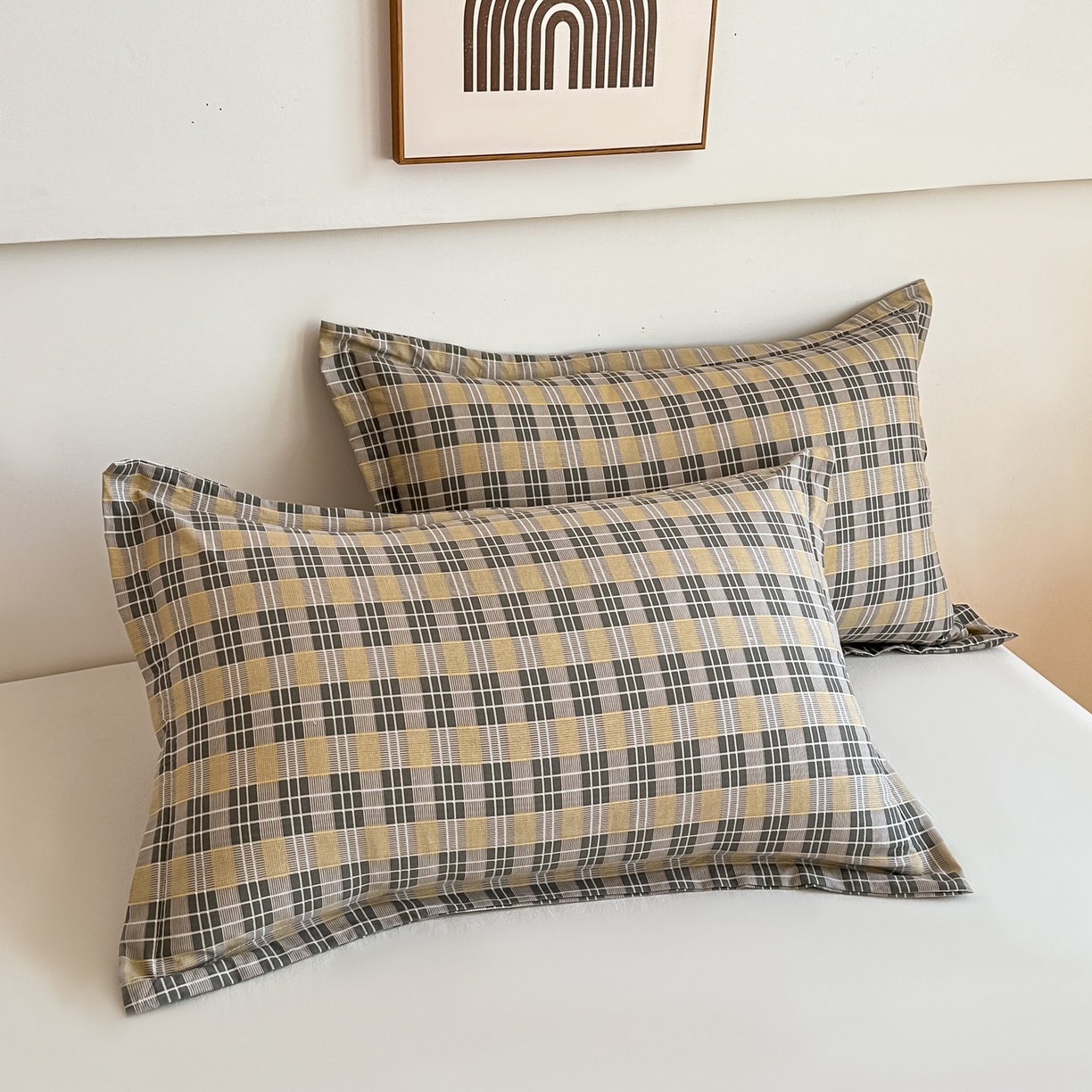 91家纺网 家纺一手货源 找家纺 好欣怡家纺 2026新款A类新疆棉花被可拆洗无印风格子水洗棉棉花被芯冬被学生四季被 保罗