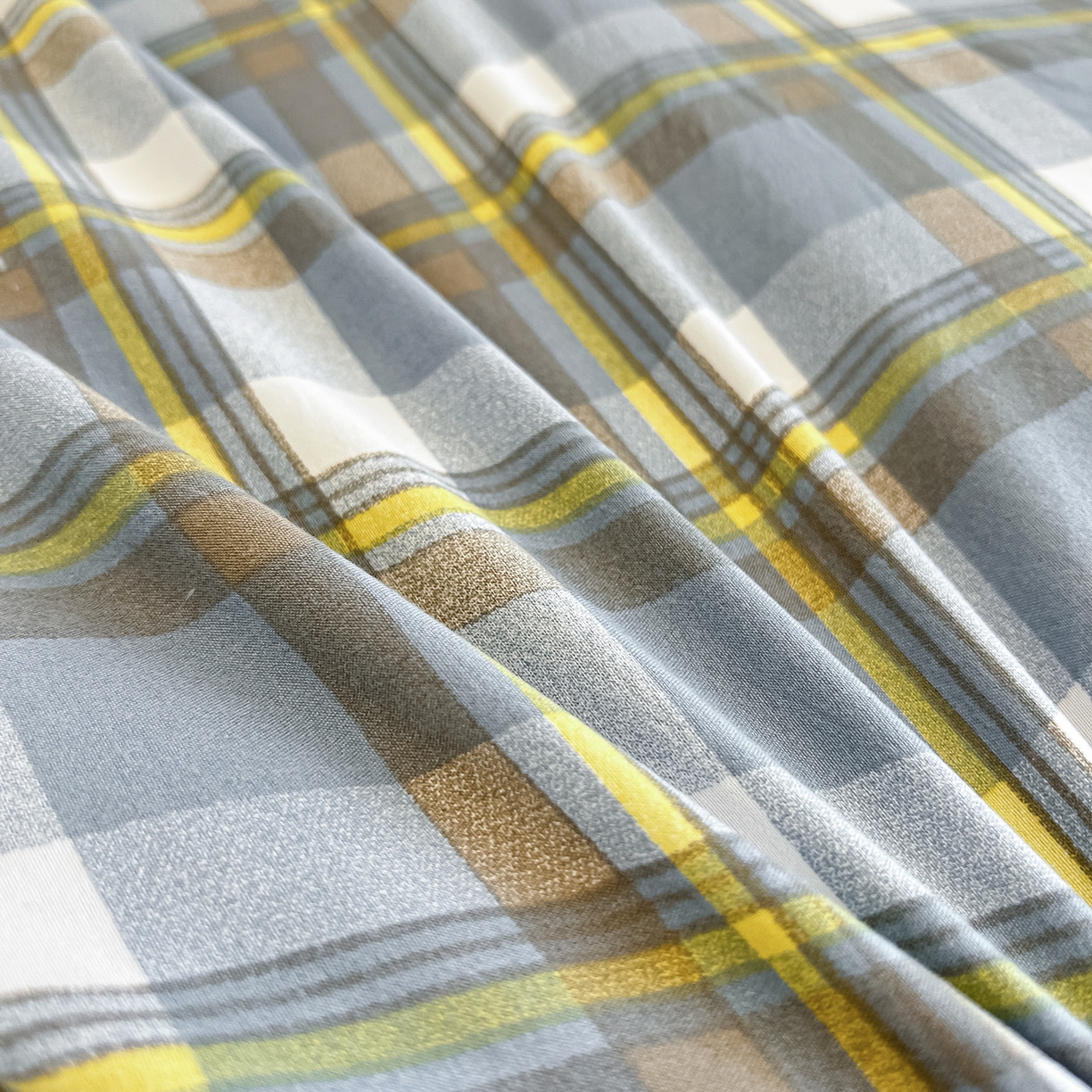 91家纺网 家纺一手货源 找家纺 好欣怡家纺 2026新款A类新疆棉花被可拆洗无印风格子水洗棉棉花被芯冬被学生四季被 博克-蓝灰