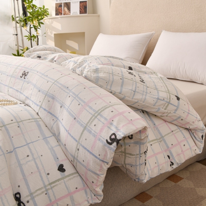 91家纺网 家纺一手货源 找家纺 （总）织雅漫 2025新款水洗棉印花被套