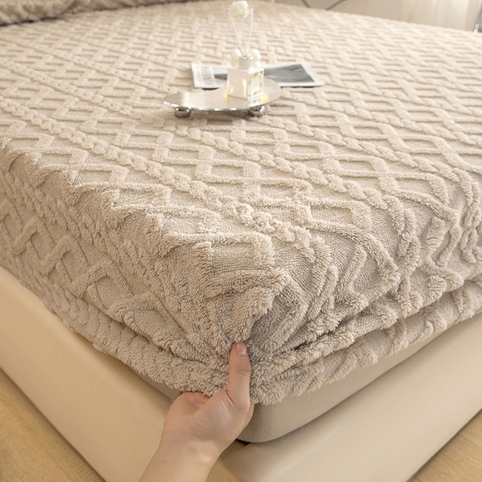 91家纺网 家纺一手货源 找家纺 （总）织雅漫 2025新款亲肤舒适柔软高克重塔芙绒床笠