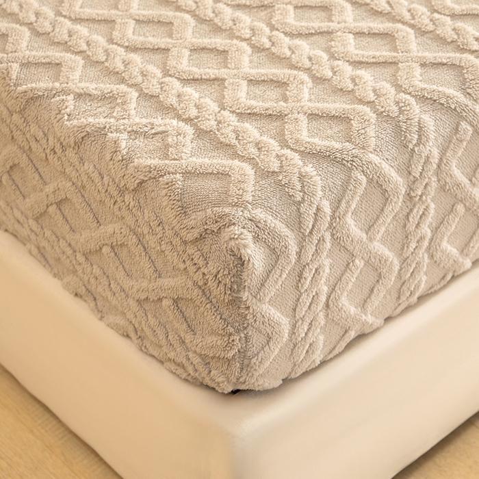 91家纺网 家纺一手货源 找家纺 （总）织雅漫 2025新款亲肤舒适柔软高克重塔芙绒床笠