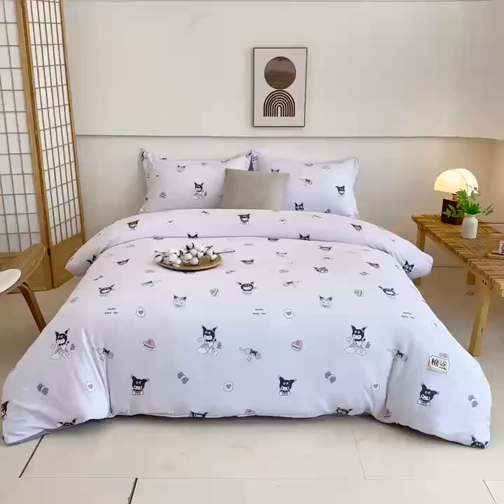 91家纺网 家纺一手货源 找家纺 好欣怡家纺 2026新款A类新疆棉花被可拆洗无印风格子水洗棉棉花被芯冬被学生四季被 紫色库洛