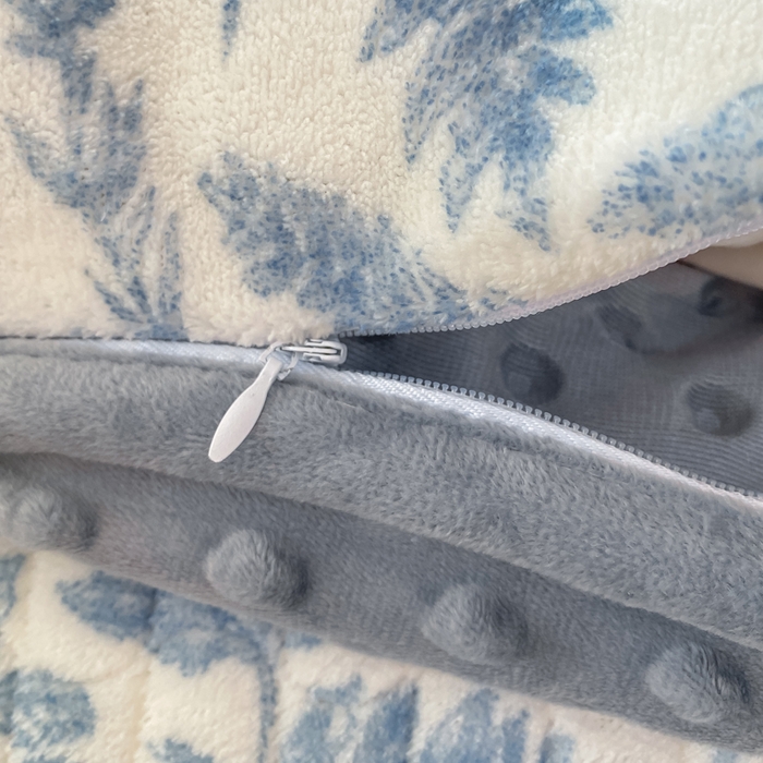 91家纺网 家纺一手货源 找家纺 梦可莱家居 2025秋冬新品豆豆绒床盖大花边四件套兰芝